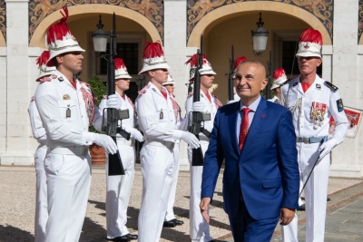 Vizitat e Metës nga Estonia te Princi i Monakos