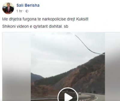 Video\Dhjetëra furgon policie mësyjnë në Kukës, priten arrestime?