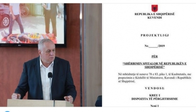 "Projektligji për spitalet, si “tufëzat” dhe “arrëzat” e Ramiz Alisë"