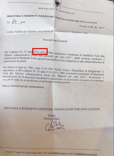 I bëjmë thirrje prokurorisë për fillimin e hetimeve për veprën penale të " Shpërdorimit të detyrës".