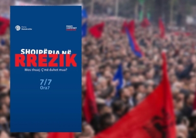 Mesazhi i PD që fton shqiptarët në protestë: &#039;Shqipëria në rrezik. Mos thuaj ç’më duhet mua!&#039;