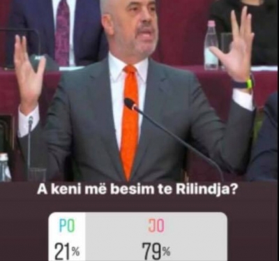 79% nuk besojnë më te Rilindja, Berisha: Kupa u mbush, ta krrejmë...