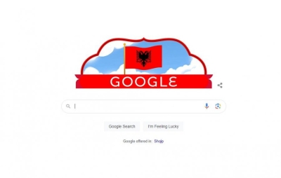 Google përshëndet shqiptarët në çdo cep të botës me flamurin kuq e zi: Dita e Pavarësisë!