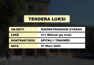 Në kulmin e krizës së pandemisë, qeveria e Edi Ramës tenderon 411 miliinë lekë për zyra. Buxheti ka lekë, por i ka për luks.