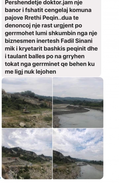 Berisha:Klientela e Partise shkaterron shtratin e lumit Shkumbin!