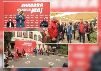 Kryemadhi takon të rinjtë në Shkodër: Rama ua ka marrë frymën të gjitheve, ai urren popullin e tij