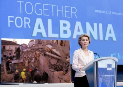 KE i jep Shqipërisë 100 mln euro për rindërtimin