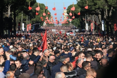 Protesta në pranverë në Ballkanin Perëndimor