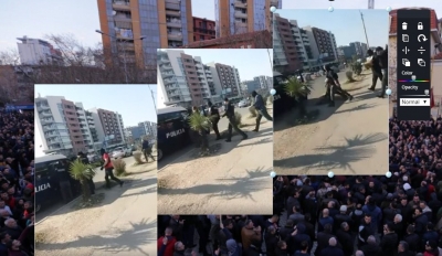 Policë me maska, Berisha publikon videon si u terrorizuan banorët e &quot;Astirit&quot; gjatë arrestimeve