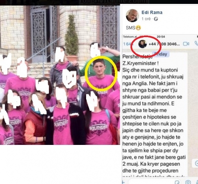 Rama i zgjidh hallin emigrantit në Angli, harron t’i fshijë foton ‘dekonspiruese’; I riu ish-anëtar i FRESSH para largimit nga Shqipëria