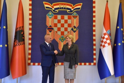 Presidenti Meta takohet me homologen kroate: Marrëdhëniet tona të shkëlqyera, progres në të ardhmen