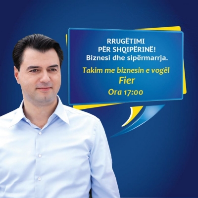 Lulzim Basha sot në Fier, takimi me biznesin e vogël