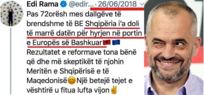 6 vite me mashtrimet e Edi Ramës për hapjen e negociatave