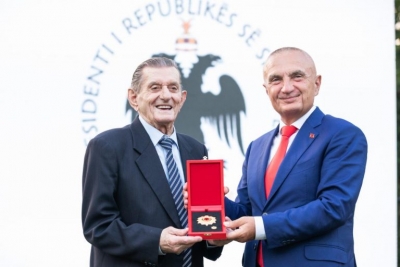 Meta vlerëson me Dekoratën “Nderi i Kombit” portierin legjendë të “Partizanit” dhe Ekipit Kombëtar, Sulejman Maliqati