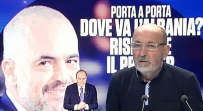 Rama në Itali, Lubonja: Anomali shqiptare, Vespa bëri skandal
