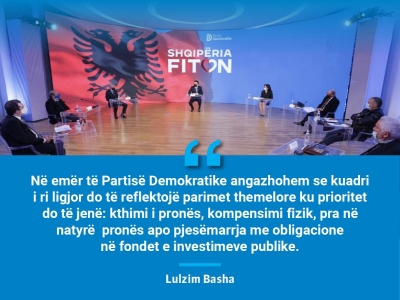 Basha prezanton programin për pronat: Pas 25 prillit, ndjesën për problemet e pazgjidhura do ta kthejmë në angazhime konkrete