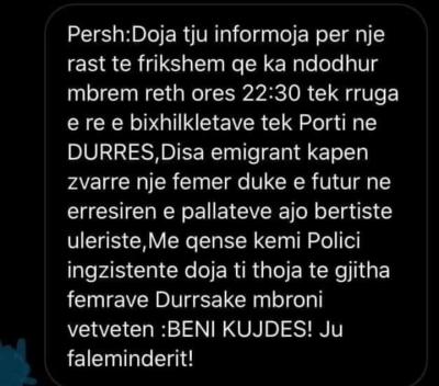 Berisha:Rrembim personi ne Durres.Narkopolicia po ruan hashashin.