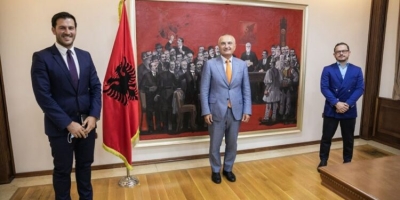 Meta pret bashkëthemeluesit e Lëvizjes “Diaspora për Shqipërinë e Lirë”, Florian Haçkaj dhe Bledar Maliqi