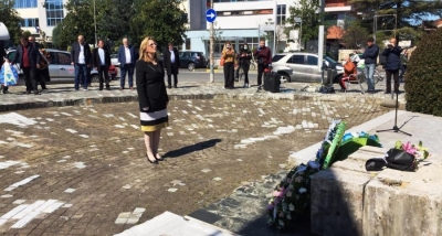 'Shkodra nuk i harron heronjtë e vet'- Kryebashkiakja Ademi nderon dëshmorët e 2 Prillit
