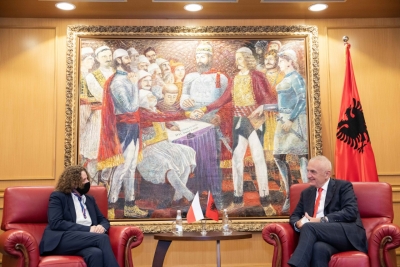 Presidenti Meta pret në takim ambasadoren e re të Polonisë