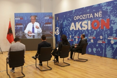 Berisha: Me datën 26 nëntor është protesta tjetër kombëtare, më e fuqishmja që ka njohur Shqipëria