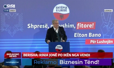 Berisha: Rama sekuestroi logon e PD për të mashtruar zgjedhësit. Sqaroni qytetarët, votat vetëm për &#039;Shtëpinë e Lirisë&#039;