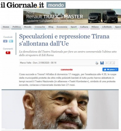 Mediat italiane/ ‘Shtypje dhe represion, Shqipëria me Edi Ramën po i largohet BE-së’