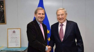 Foto me Soros/ Mesazhi për Hahn: A nuk ishte ky që tha vjet se negociatat u hapën?!