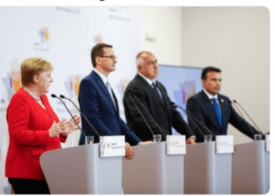 Merkel përcjell Ramën për në shtëpi, konferencë me Zaevin dhe Borisovin