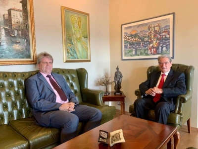 Takim me ambasadorin e Austrise Z.Johann Sattler/Berisha:E falenderova me mirenjohje vendin mik per ndihmen e cmuar qe i ka dhene vendit tone.