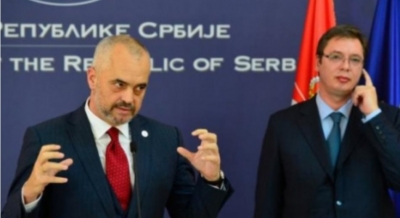 PËRVJETORI I MURIT TË BERLINIT DO I GJEJË NËN NJË ÇADËR ÇIFTIN RAMA-VUÇIÇ