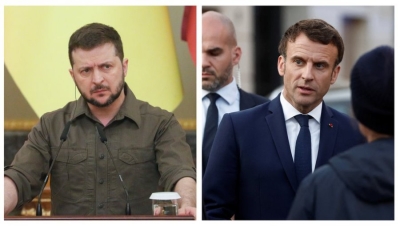 Macron e vuri në dyshim gjenocidin, Zelensky: Të vijë t’i shohë me sytë e tij, mizoritë ruse