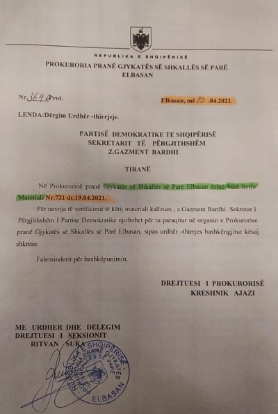 Elbasan/Policia e Rames ne sherbim te bandave te Elbasanit