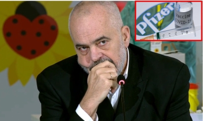 Zbulohet gënjeshtra me zë e me figurë/ Rama kapet ‘gafil’, çdo javë premton se do na vijnë 40 mijë doza vaksine