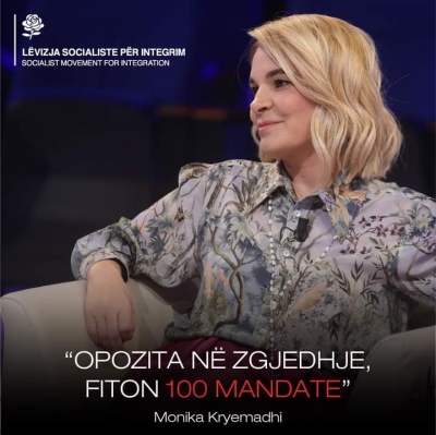 Kryemadhi/"Opozita në zgjedhje, fiton 100 mandate"