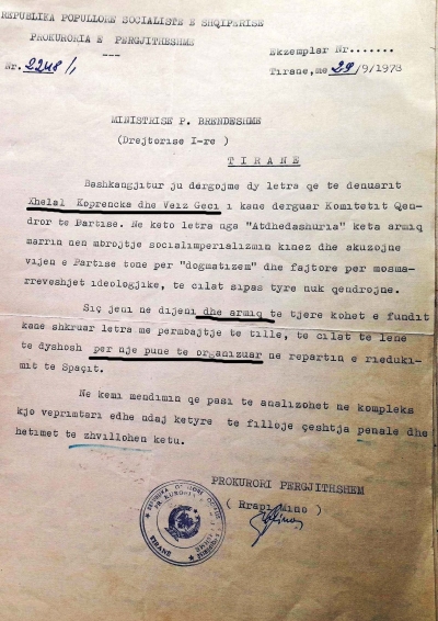 1979/“Punë e organizuar në Spaç”