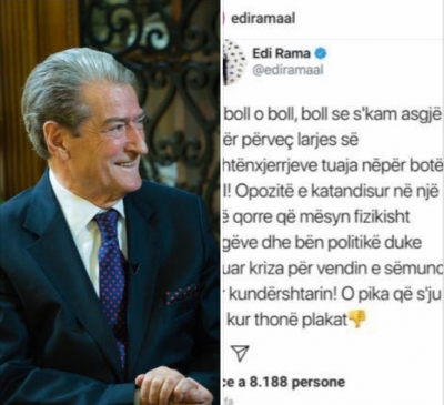 Berisha nuk e lë pa përgjigje postimin e Ramës nga shtrati i spitalit