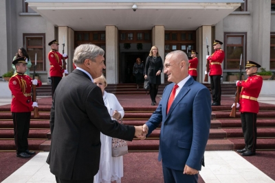 Ambasadori i Kroacisë, Zlatko Kramariç i paraqet Letrat Kredenciale Presidentit Meta