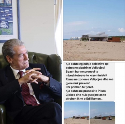 Berisha:Miqve te Edvin Droges nuk u preken resortet ne Velipoje! Te tjereve ju rrafshohen!