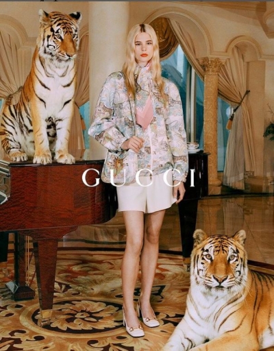 Fushata e re e markës “Gucci” përballet me kritika të shumta duke përdorur kafshë të vërteta për të festuar “Vitin Kinez të Tigrit”