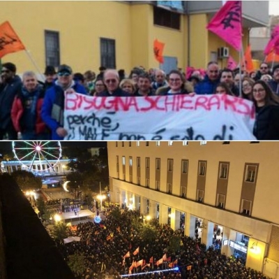 Një ushtrim popullor Anti-Mafia, si ai që po ndodh në Pulia