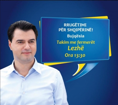 "Rrugëtimi për Shqipërinë"/ Basha, bashkëbisedim në mesditë me fermerët e Lezhës