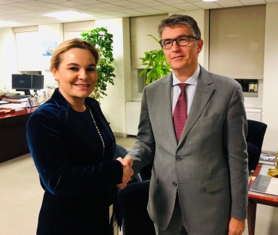 Monika Kryemadhi takim në Bankën Botërore në Washington