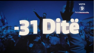 Basha publikon videon: Më 25 prill votoni numrin 9. Edhe 31 ditë, Shqipëria do të fitojë