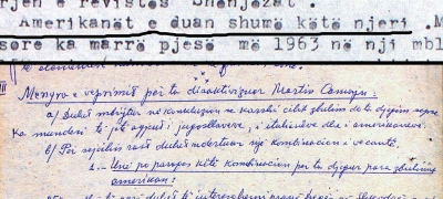 1965/Sigurimi: “Martin Camajn e duan amerikanët, ta përbaltim sikur është bashkëpunëtor i Sigurimit”