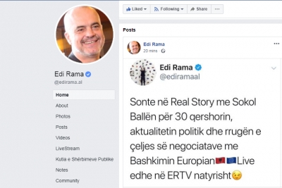 Komentuesit ‘gozhdojnë’ Ramën, ‘Kur do flasim për Bild-in’ (FOTO)