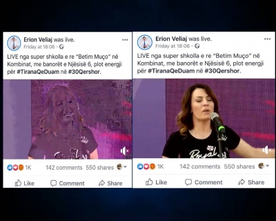 Veliaj tallet me Gjylametin