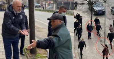 FOTO/ Pamjet e vërteta sot, Rama i TV-së dhe Rama në rrugë 'i izoluar' nga 12 vetë