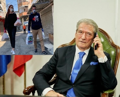 Berisha: "Shikoni si shperndan ndihmat me listat e votimit Lal Plehu dhe banda e tij ne Tirane!"