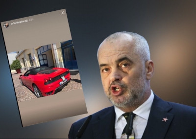 Ja si djali i trafikantit të Rilindjes shëtit me makinë luksoze me ndihmën e drejtuesve të policisë